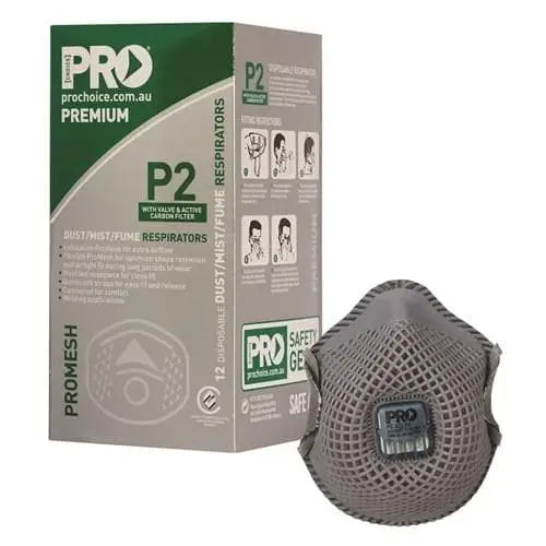 Pro Choice Pro-mesh Respirator P2, With Valve & Carbon Filter - PC823 PPE Pro Choice